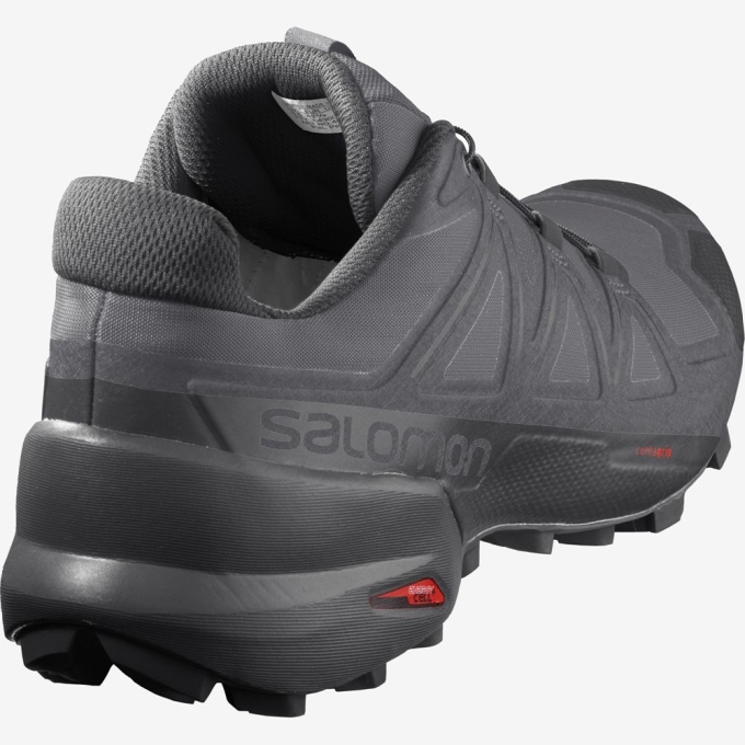 Tenis Para Trail Running Salomon SPEEDCROSS 5 Hombre Grises | MX-571YAOK