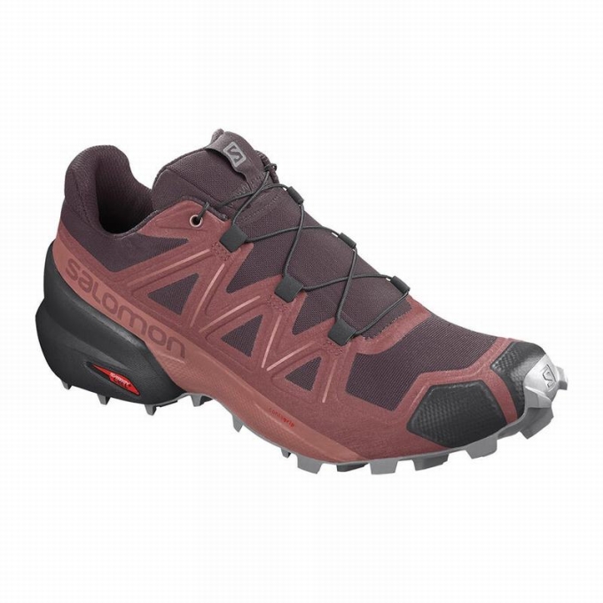 Tenis Para Trail Running Salomon SPEEDCROSS 5 Mujer Rojos | MX-601DTMW