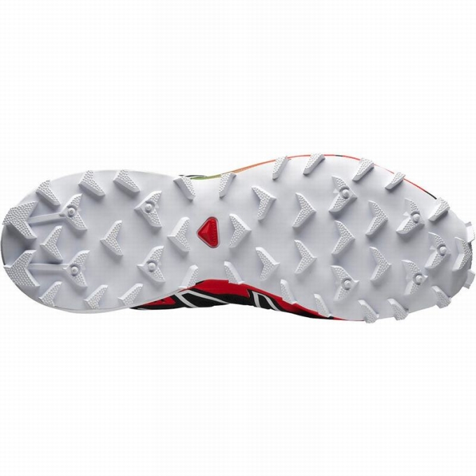 Tenis Para Trail Running Salomon SPEEDCROSS 3 Mujer Negros Blancos | MX-609LNGJ