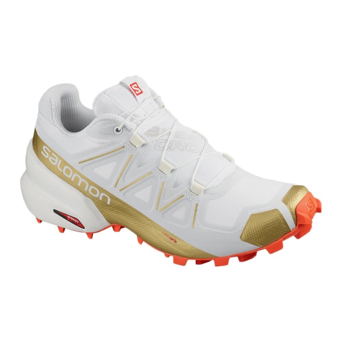 Tenis Para Trail Running Salomon SPEEDCROSS 5 GTS W Mujer Blancos | MX-653DZRT