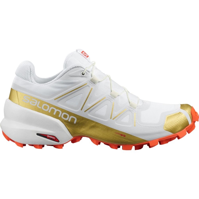 Tenis Para Trail Running Salomon SPEEDCROSS 5 GTS W Mujer Blancos | MX-653DZRT