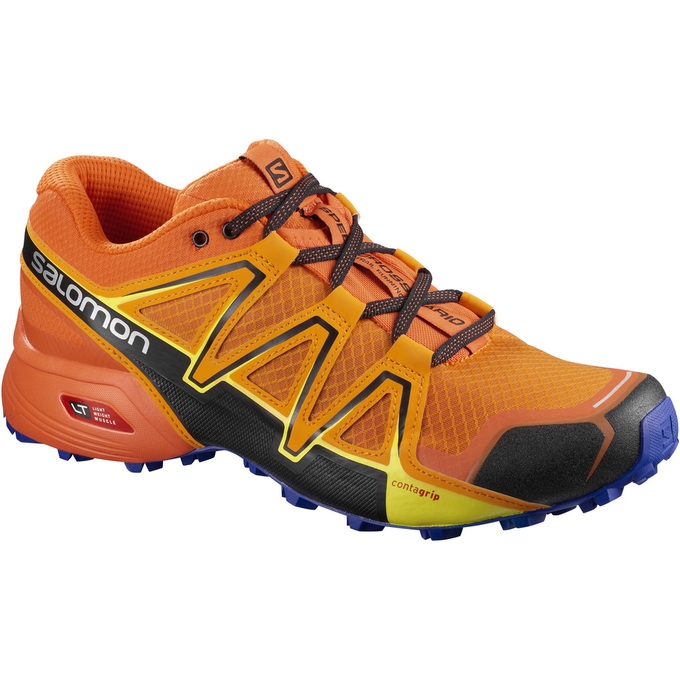 Tenis Para Trail Running Salomon SPEEDCROSS VARIO 2 Hombre Naranjas | MX-654QLPX