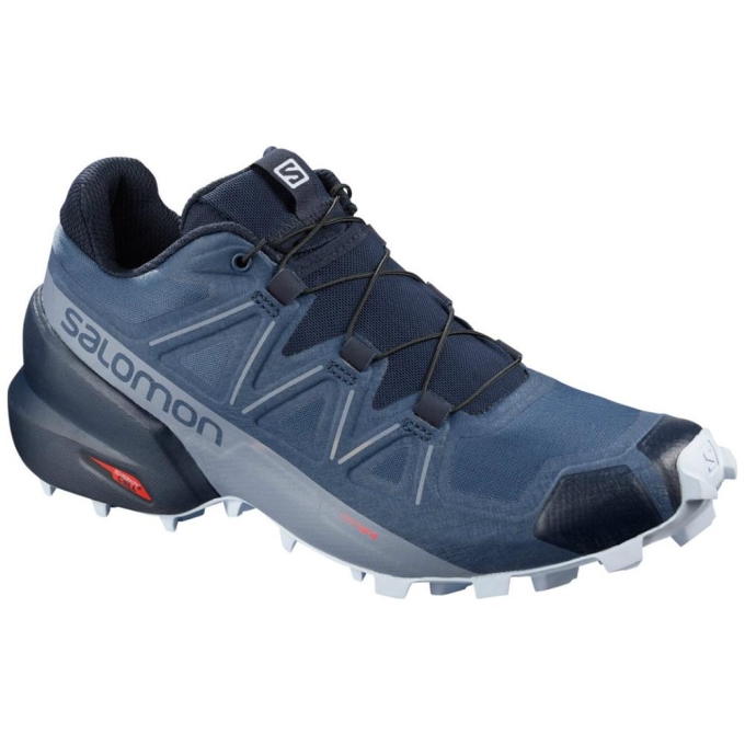 Tenis Para Trail Running Salomon SPEEDCROSS 5 W Mujer Steelblue | MX-935CXJI