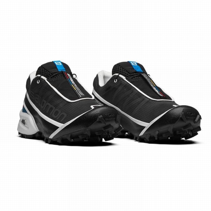 Tenis Para Trail Running Salomon STREETCROSS Hombre Negros Blancos | MX-819EYUS