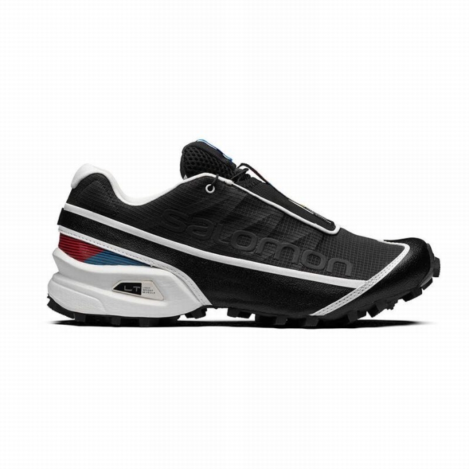 Tenis Para Trail Running Salomon STREETCROSS Hombre Negros Blancos | MX-819EYUS