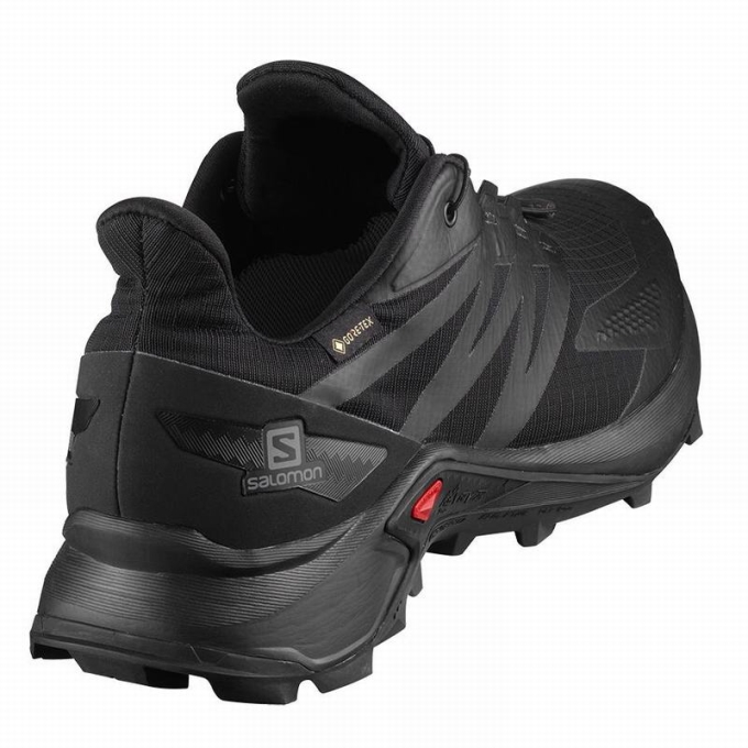 Tenis Para Trail Running Salomon SUPERCROSS BLAST GTX Hombre Negros | MX-071EDCM