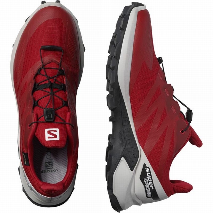 Tenis Para Trail Running Salomon SUPERCROSS BLAST GTX Hombre Rojos | MX-251OPWC