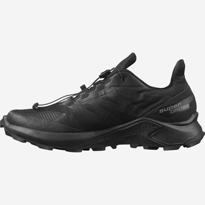 Tenis Para Trail Running Salomon SUPERCROSS BLAST GTX Hombre Negros | MX-258HBYC