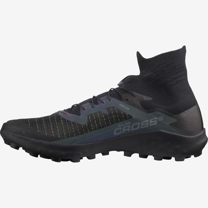 Tenis Para Trail Running Salomon S/LAB CROSS 2 Hombre Negros | MX-319XYJM