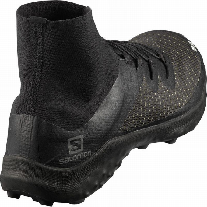 Tenis Para Trail Running Salomon S/LAB CROSS Hombre Negros Blancos | MX-520STIH