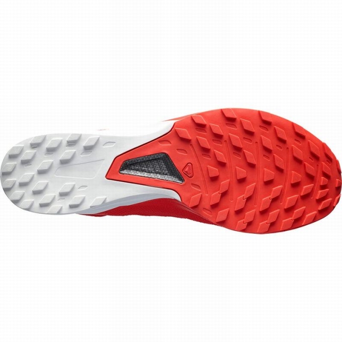 Tenis Para Trail Running Salomon S/LAB SENSE 8 Mujer Rojos Blancos | MX-568EQGD