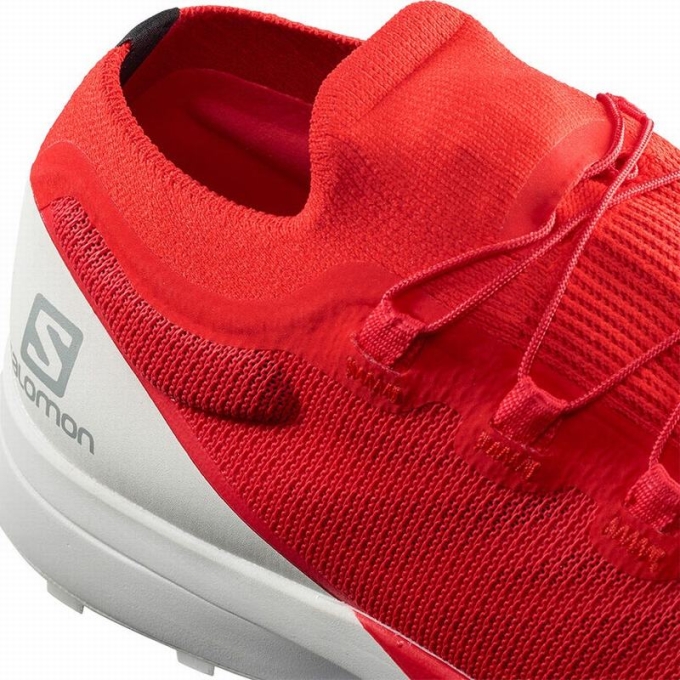 Tenis Para Trail Running Salomon S/LAB SENSE 8 Mujer Rojos Blancos | MX-568EQGD