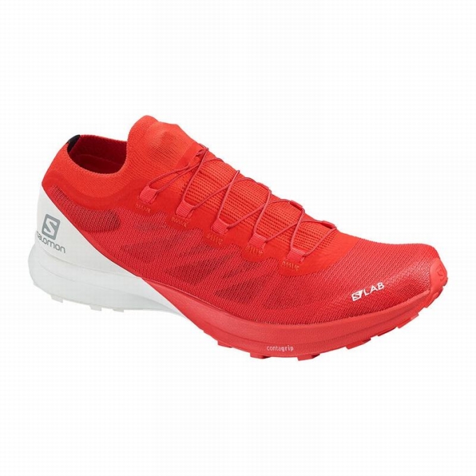 Tenis Para Trail Running Salomon S/LAB SENSE 8 Mujer Rojos Blancos | MX-568EQGD