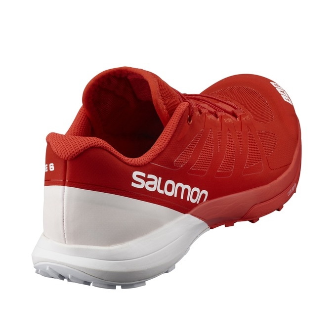 Tenis Para Trail Running Salomon S/LAB SENSE 6 Hombre Rojos Blancos | MX-691UHRI