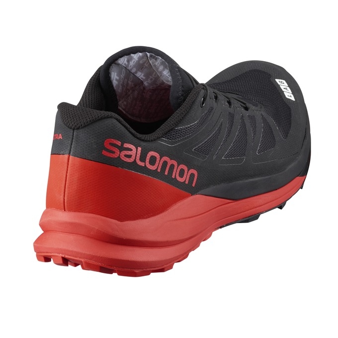 Tenis Para Trail Running Salomon S/LAB SENSE ULTRA Hombre Negros Rojos | MX-794JTPD