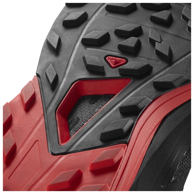 Tenis Para Trail Running Salomon S/LAB SENSE ULTRA Hombre Negros Rojos | MX-794JTPD