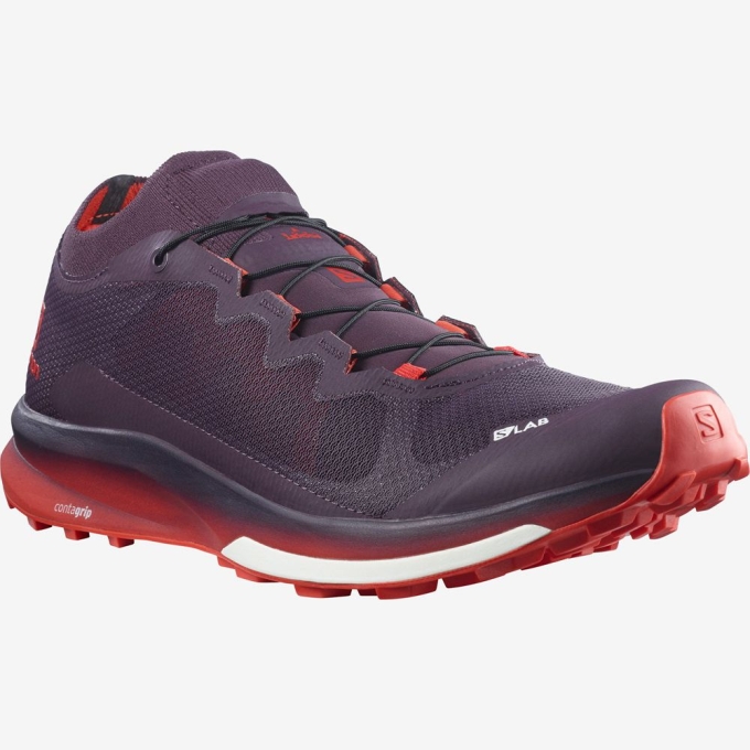 Tenis Para Trail Running Salomon S/LAB ULTRA 3 Hombre Vino | MX-301NKDG