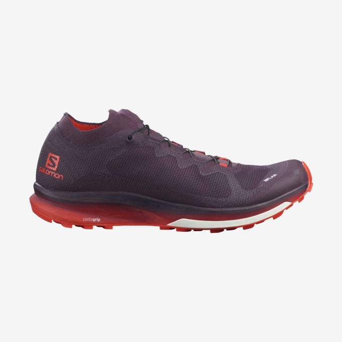 Tenis Para Trail Running Salomon S/LAB ULTRA 3 Hombre Vino | MX-301NKDG