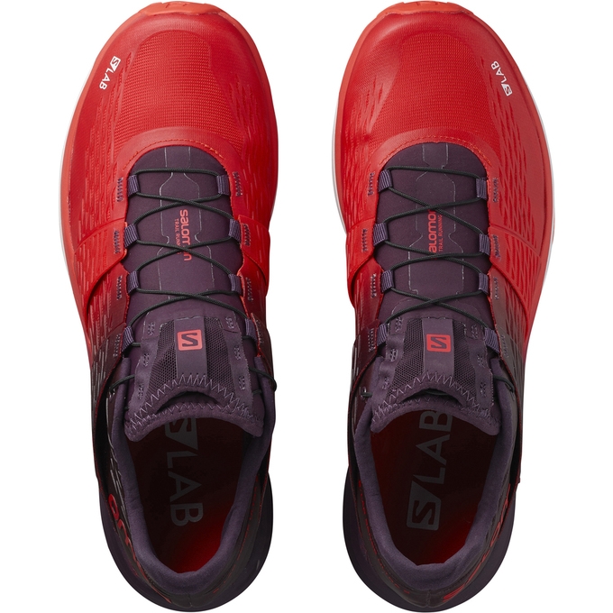 Tenis Para Trail Running Salomon S/LAB ULTRA Hombre Rojos Morados | MX-572IWUF