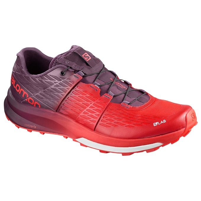 Tenis Para Trail Running Salomon S/LAB ULTRA Hombre Rojos Morados | MX-572IWUF