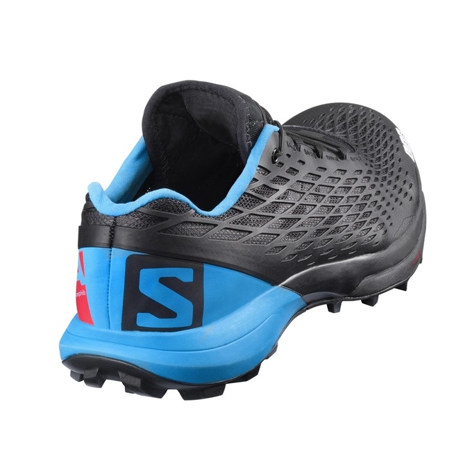 Tenis Para Trail Running Salomon S/LAB XA AMPHIB Hombre Negros Azules | MX-590CPBZ