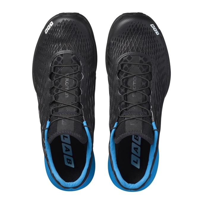 Tenis Para Trail Running Salomon S/LAB XA AMPHIB Hombre Negros Azules | MX-590CPBZ