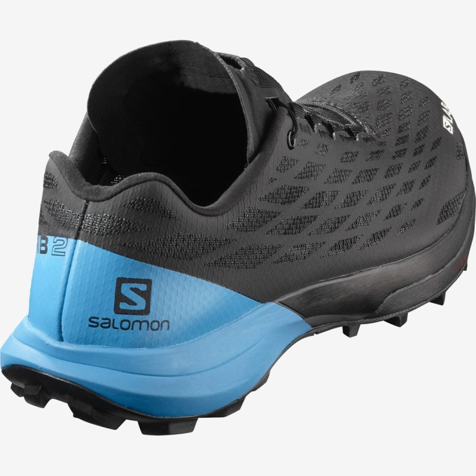 Tenis Para Trail Running Salomon S/LAB XA AMPHIB 2 Hombre Negros Azules | MX-925MKIT