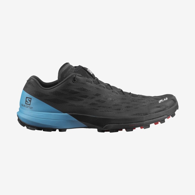 Tenis Para Trail Running Salomon S/LAB XA AMPHIB 2 Hombre Negros Azules | MX-925MKIT