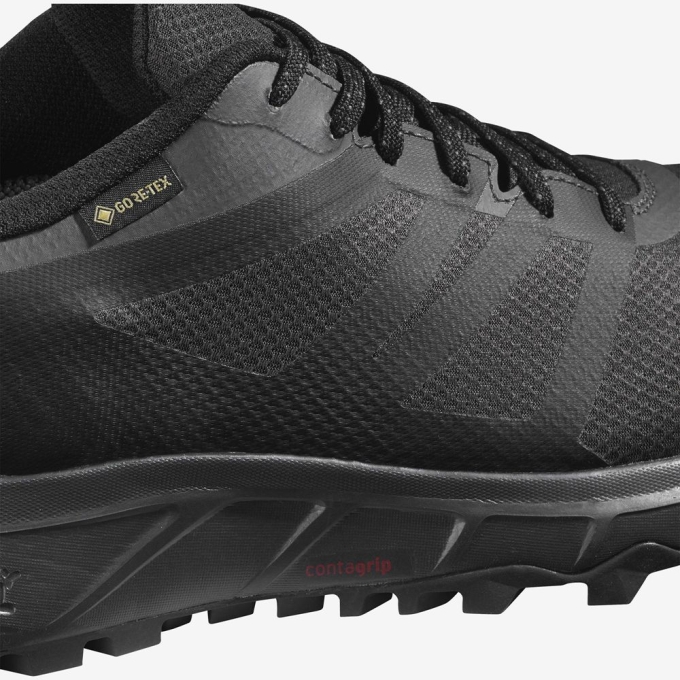 Tenis Para Trail Running Salomon TRAILSTER 2 GORE-TEX Hombre Negros | MX-168ARFS