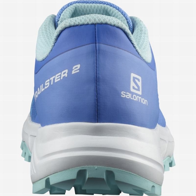 Tenis Para Trail Running Salomon TRAILSTER 2 Mujer Azules Blancos | MX-431EXUB