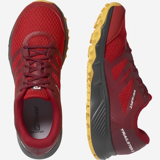 Tenis Para Trail Running Salomon TRAILSTER 2 Hombre Rojos | MX-825NFJA