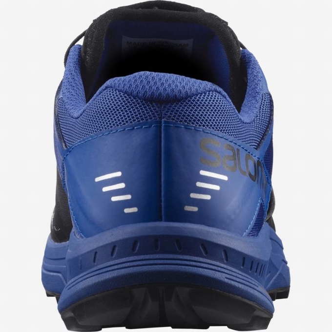 Tenis Para Trail Running Salomon ULTRA /PRO Hombre Negros Azules | MX-250YIZN