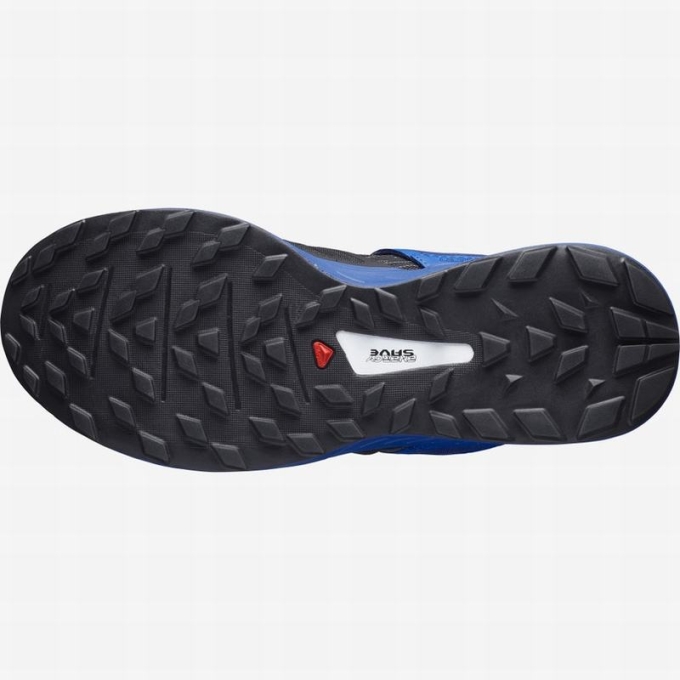 Tenis Para Trail Running Salomon ULTRA /PRO Hombre Negros Azules | MX-250YIZN