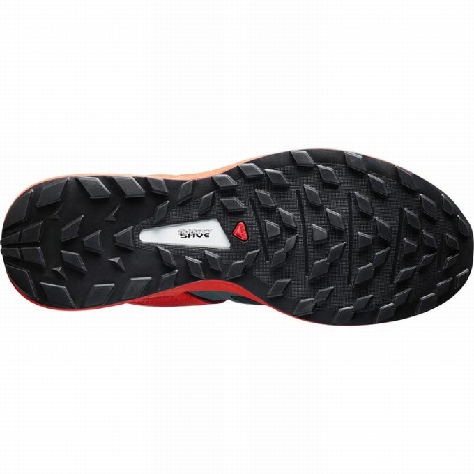 Tenis Para Trail Running Salomon ULTRA /PRO Hombre Grises Naranjas | MX-295NYIA