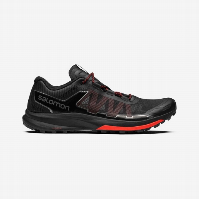 Tenis Para Trail Running Salomon ULTRA RAID Hombre Negros Rojos | MX-183CBTN