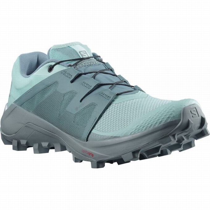 Tenis Para Trail Running Salomon WILDCROSS GTX Mujer Turquesa Turquesa | MX-348QOLK