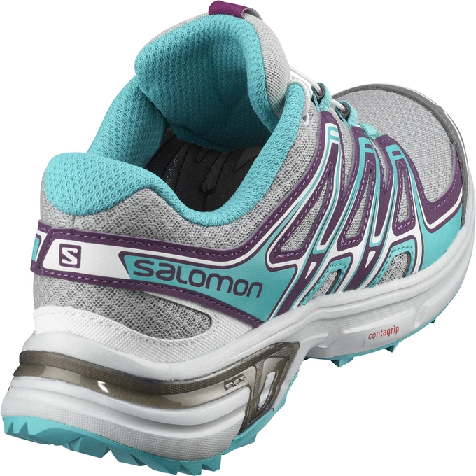 Tenis Para Trail Running Salomon WINGS FLYTE 2 W Mujer Plateados Turquesa | MX-134MJBR