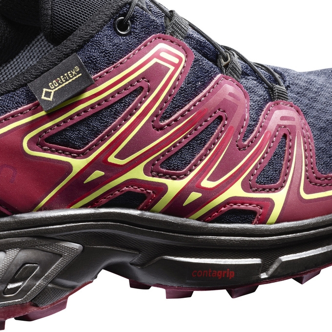 Tenis Para Trail Running Salomon WINGS FLYTE 2 GTX W Mujer Rosas Azul Marino | MX-531KUVS