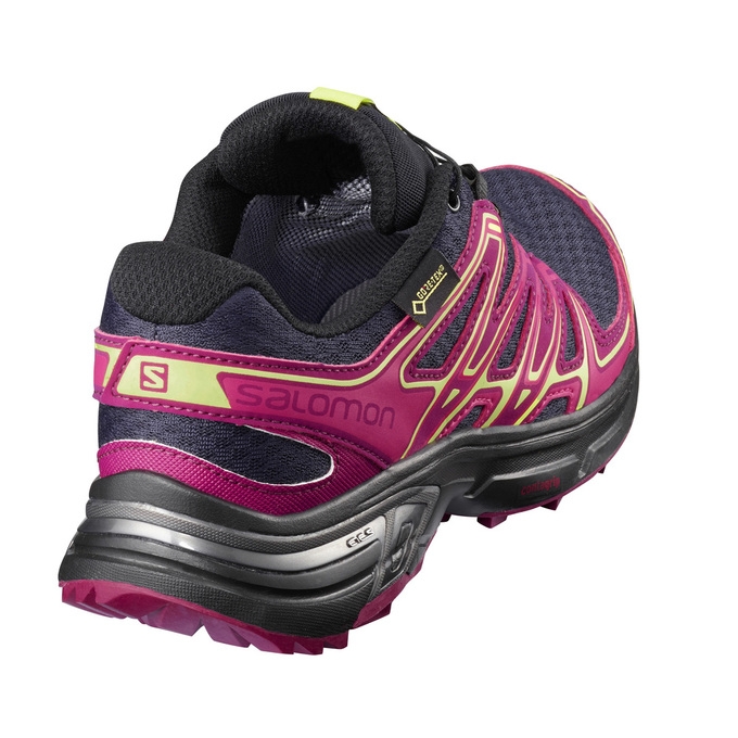 Tenis Para Trail Running Salomon WINGS FLYTE 2 GTX W Mujer Rosas Azul Marino | MX-531KUVS