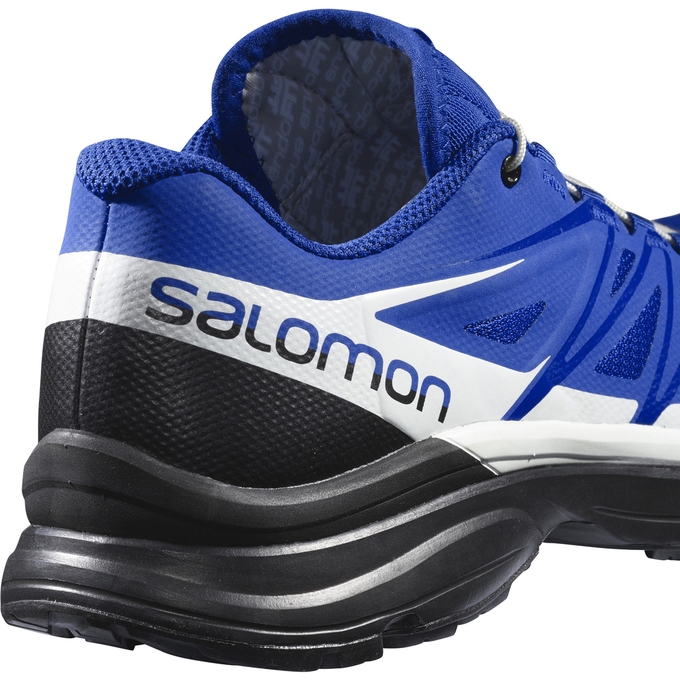 Tenis Para Trail Running Salomon WINGS PRO 3 Hombre Negros Grises Naranjas | MX-087TJPM