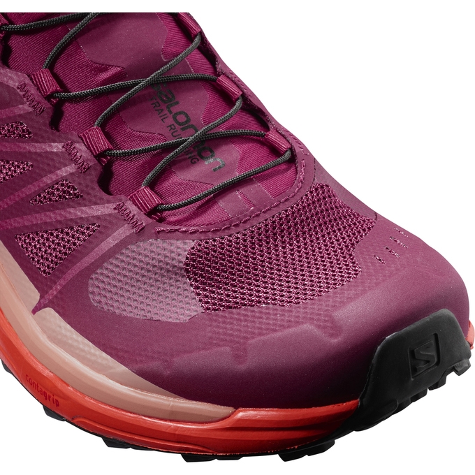 Tenis Para Trail Running Salomon WINGS PRO 3 W Mujer Morados Naranjas | MX-531SDAE