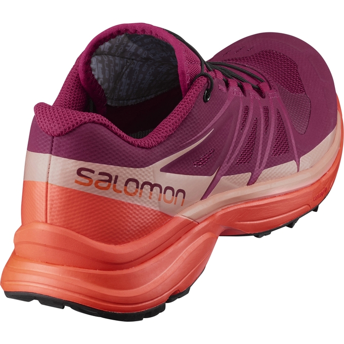 Tenis Para Trail Running Salomon WINGS PRO 3 W Mujer Morados Naranjas | MX-531SDAE