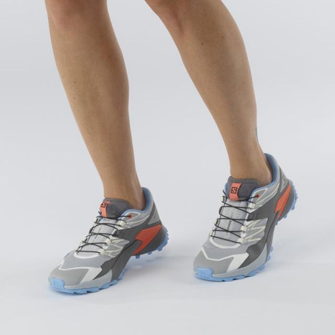 Tenis Para Trail Running Salomon WINGS SKY Mujer Azules | MX-296BAZY