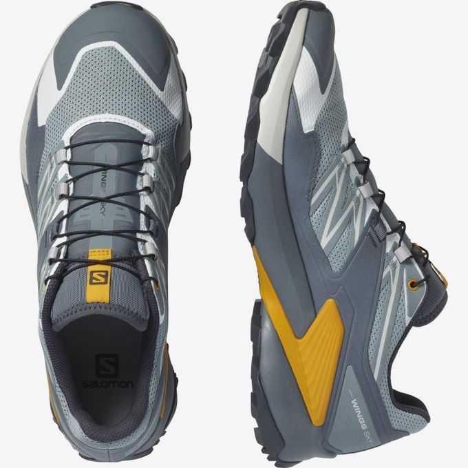 Tenis Para Trail Running Salomon WINGS SKY Hombre Slategray | MX-426FBTP