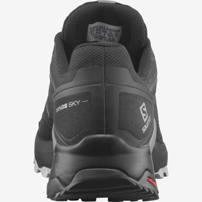 Tenis Para Trail Running Salomon WINGS SKY GORE-TEX Hombre Negros Amarillos | MX-842AMTJ