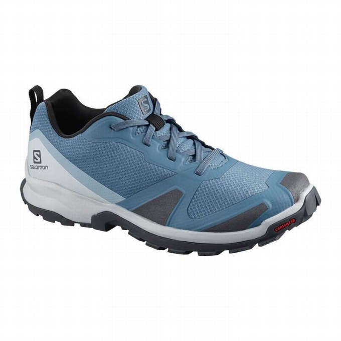 Tenis Para Trail Running Salomon XA COLLIDER W Mujer Azules Negros | MX-754XPCM