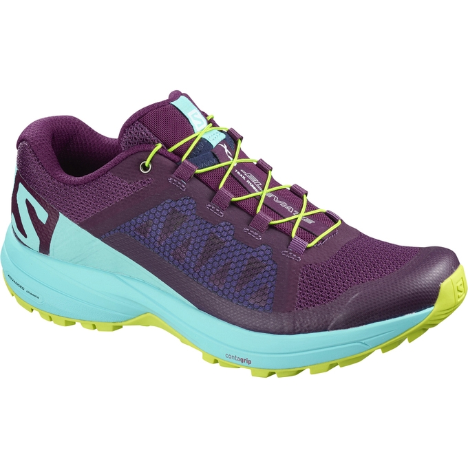 Tenis Para Trail Running Salomon XA ELEVATE W Mujer Morados Oscuro Azules | MX-170KWNO