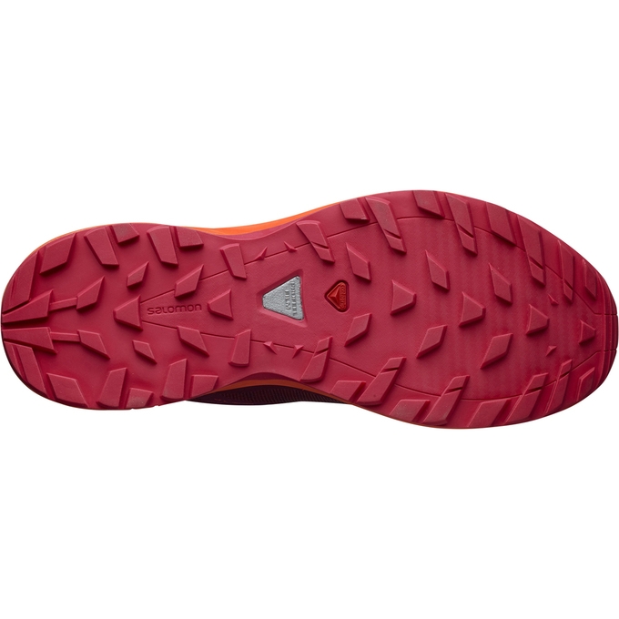 Tenis Para Trail Running Salomon XA ELEVATE GTX W Mujer Rojos Oscuro Naranjas | MX-654RPAI