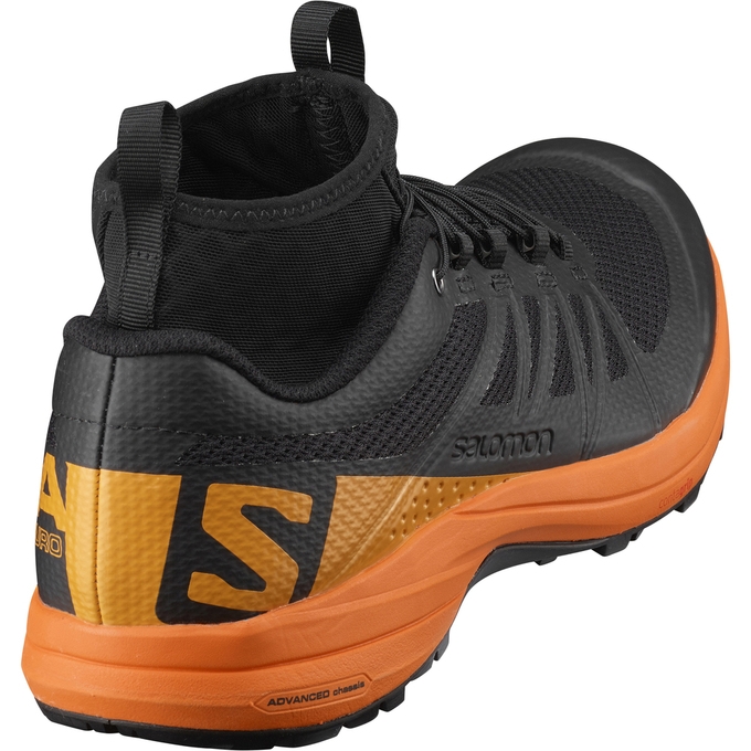 Tenis Para Trail Running Salomon XA ENDURO Hombre Negros Naranjas | MX-837GOUY