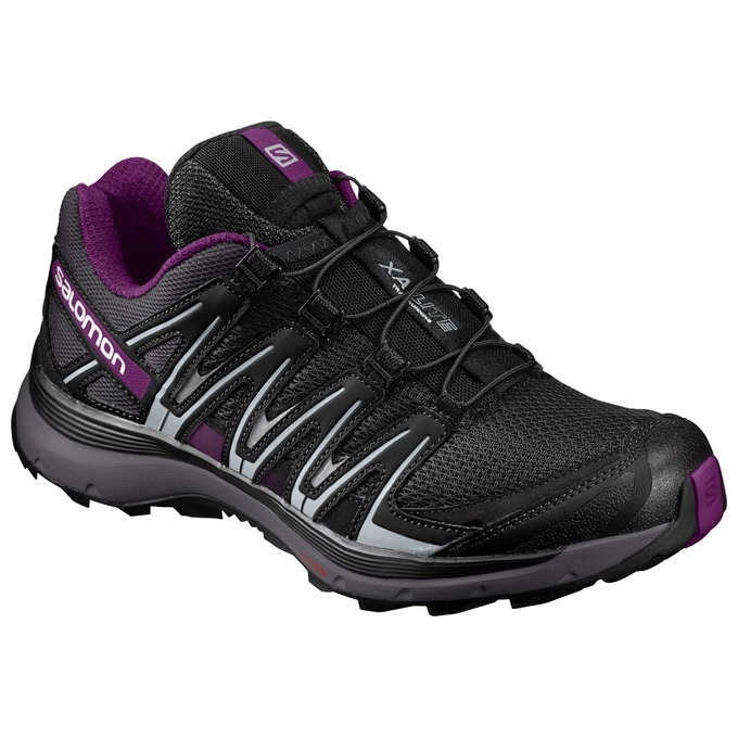 Tenis Para Trail Running Salomon XA LITE W Mujer Negros Morados | MX-197IAKT